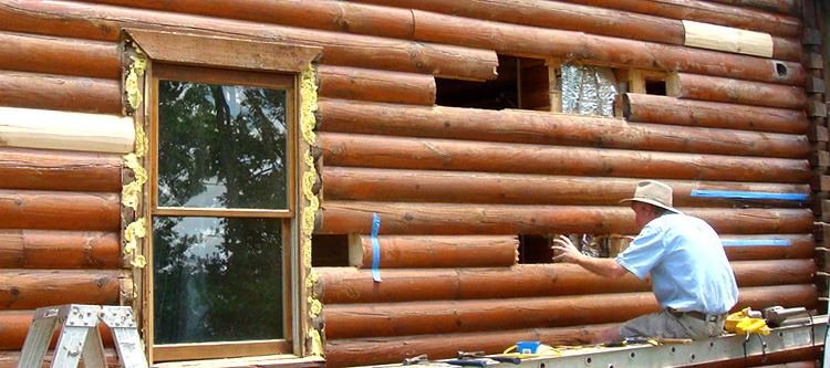 Log Home Repair Burnsville,  North Carolina